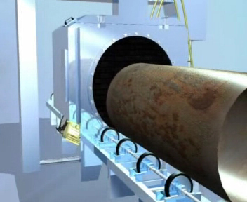 鋼管外壁拋丸機